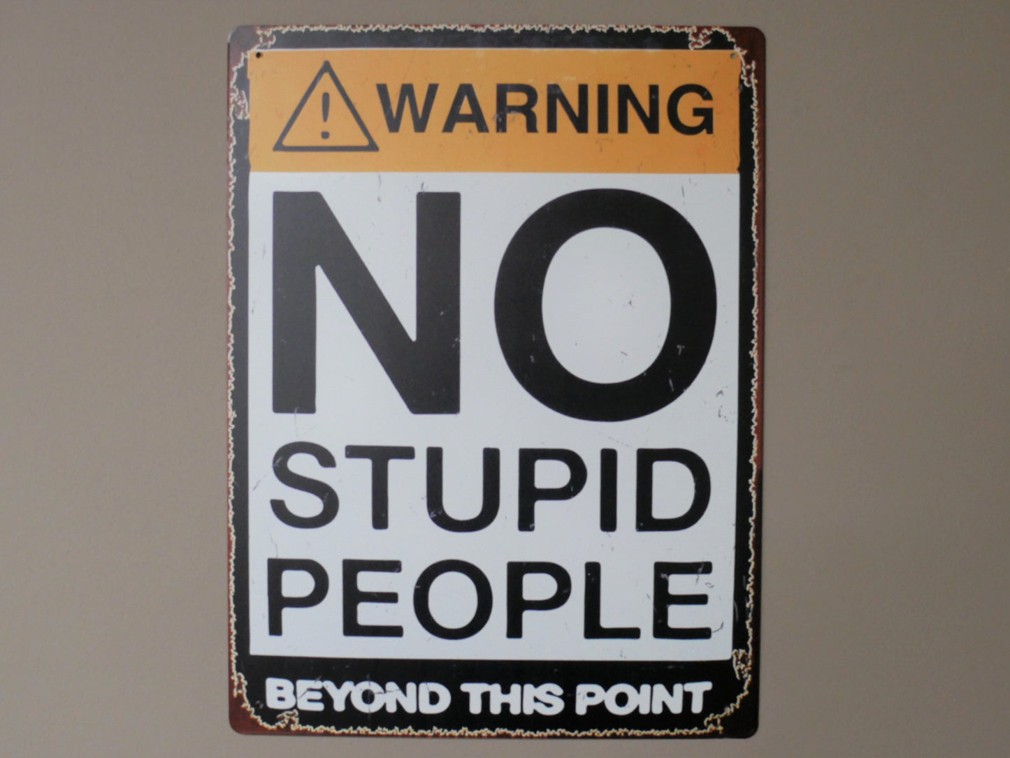 Sign (Stupid People)