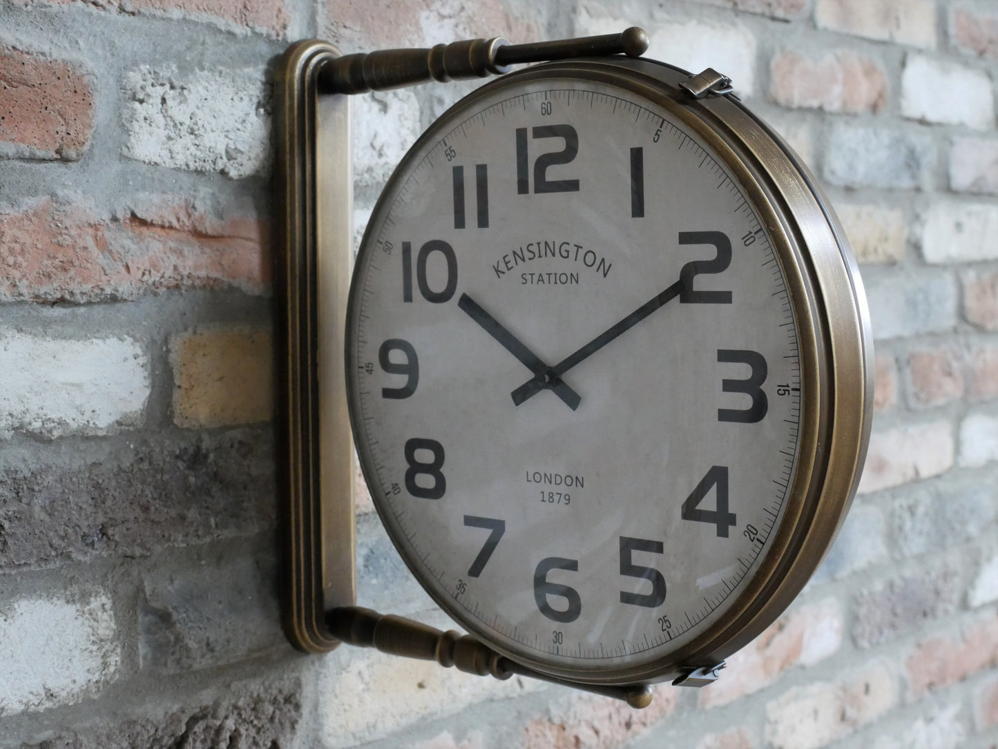 Double Sided Station Clock