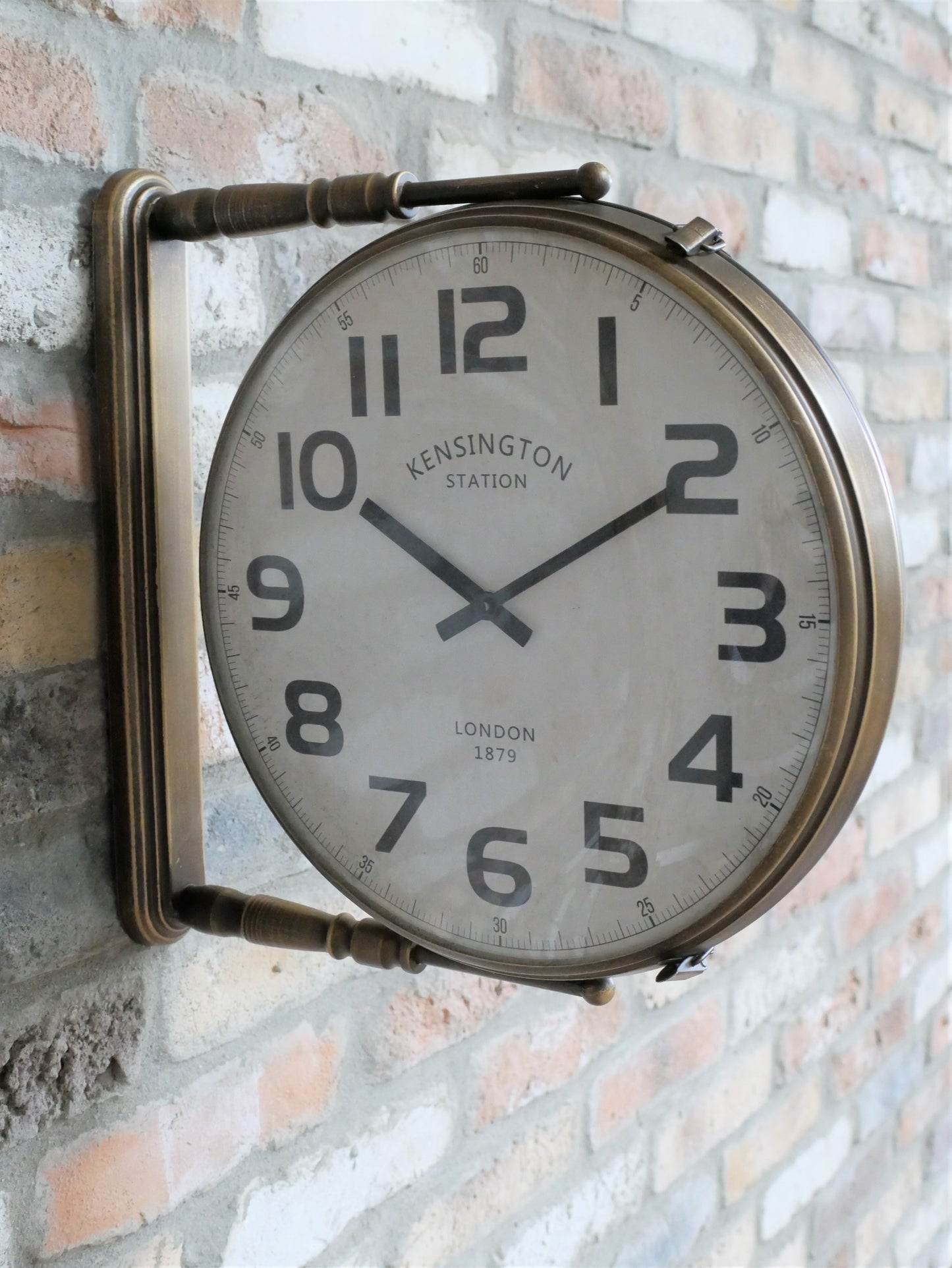 Double Sided Station Clock