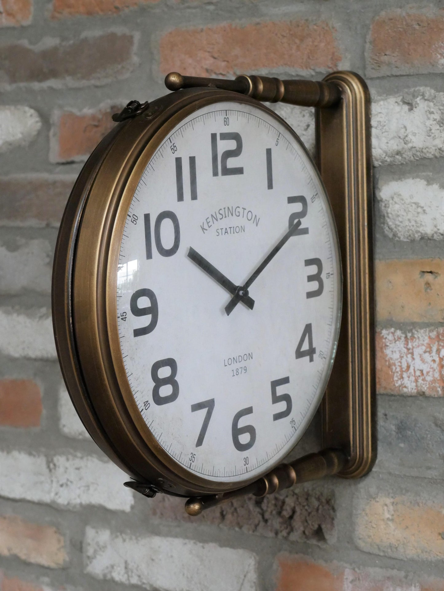 Double Sided Station Clock