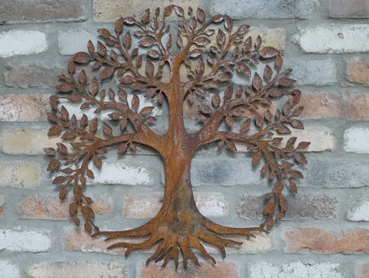 Tree Of Life Wall Rusty Plaque