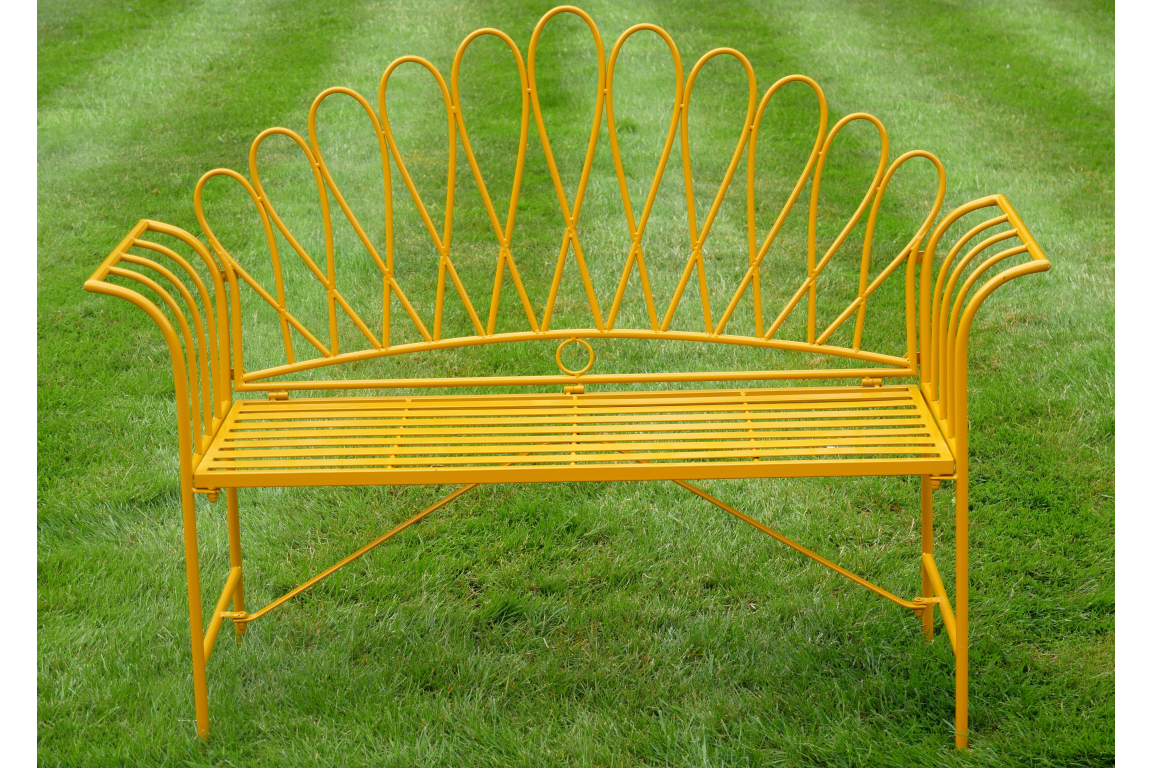 Garden Bench - Yellow