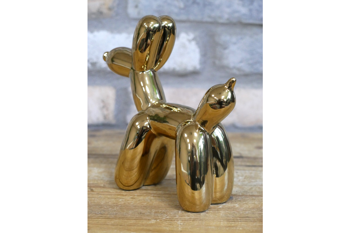 Balloon Dog Small - Gold