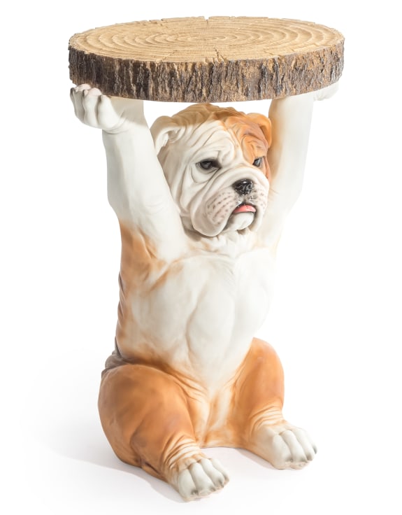 Bulldog "Trunk Slice" Side Table