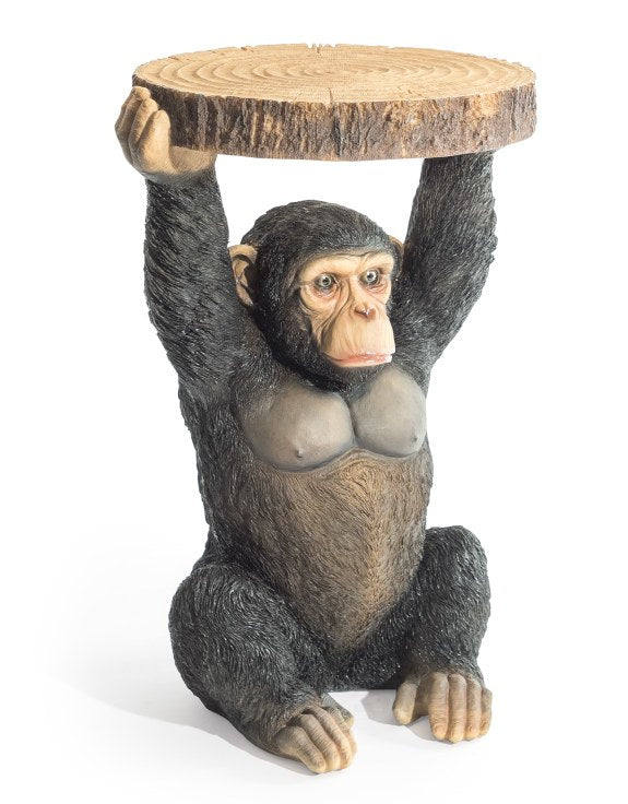 Chimpanzee "Trunk Slice" Side Table