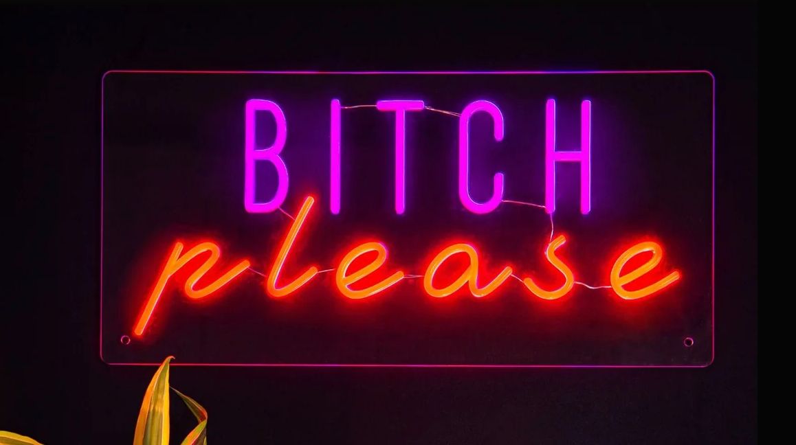 LED Neon - Bitch Please SALE
