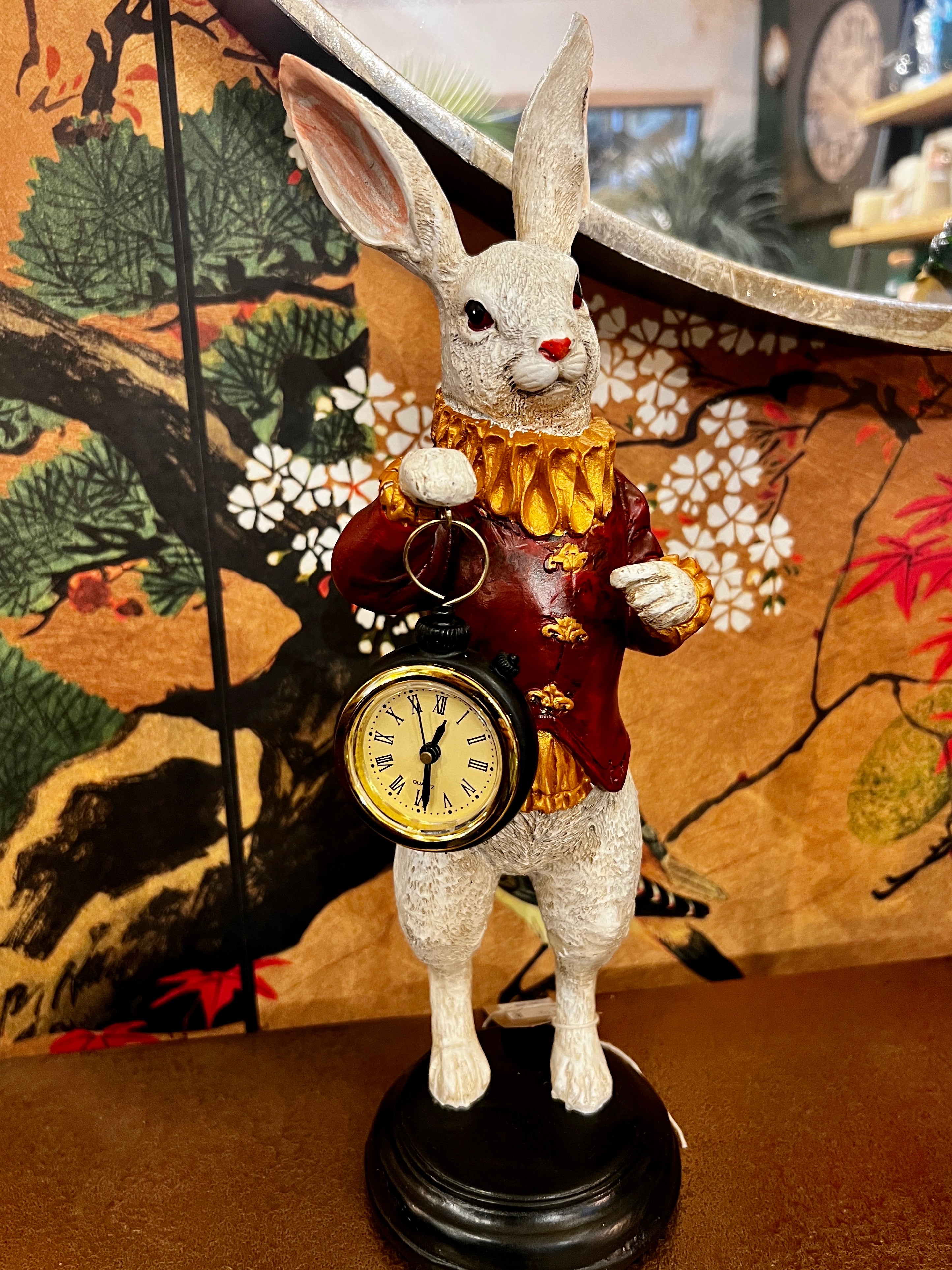 The White Rabbit Standing Clock Figure - Red – Tang & Co.