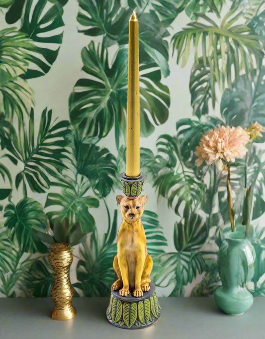 Leopard Candle Holder
