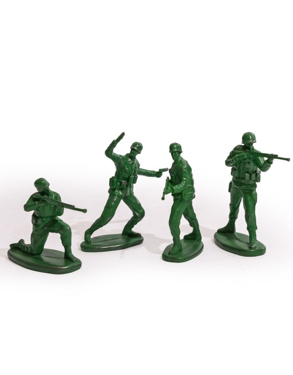 Set of 4 Classic Toy Soldier Coloured Figures