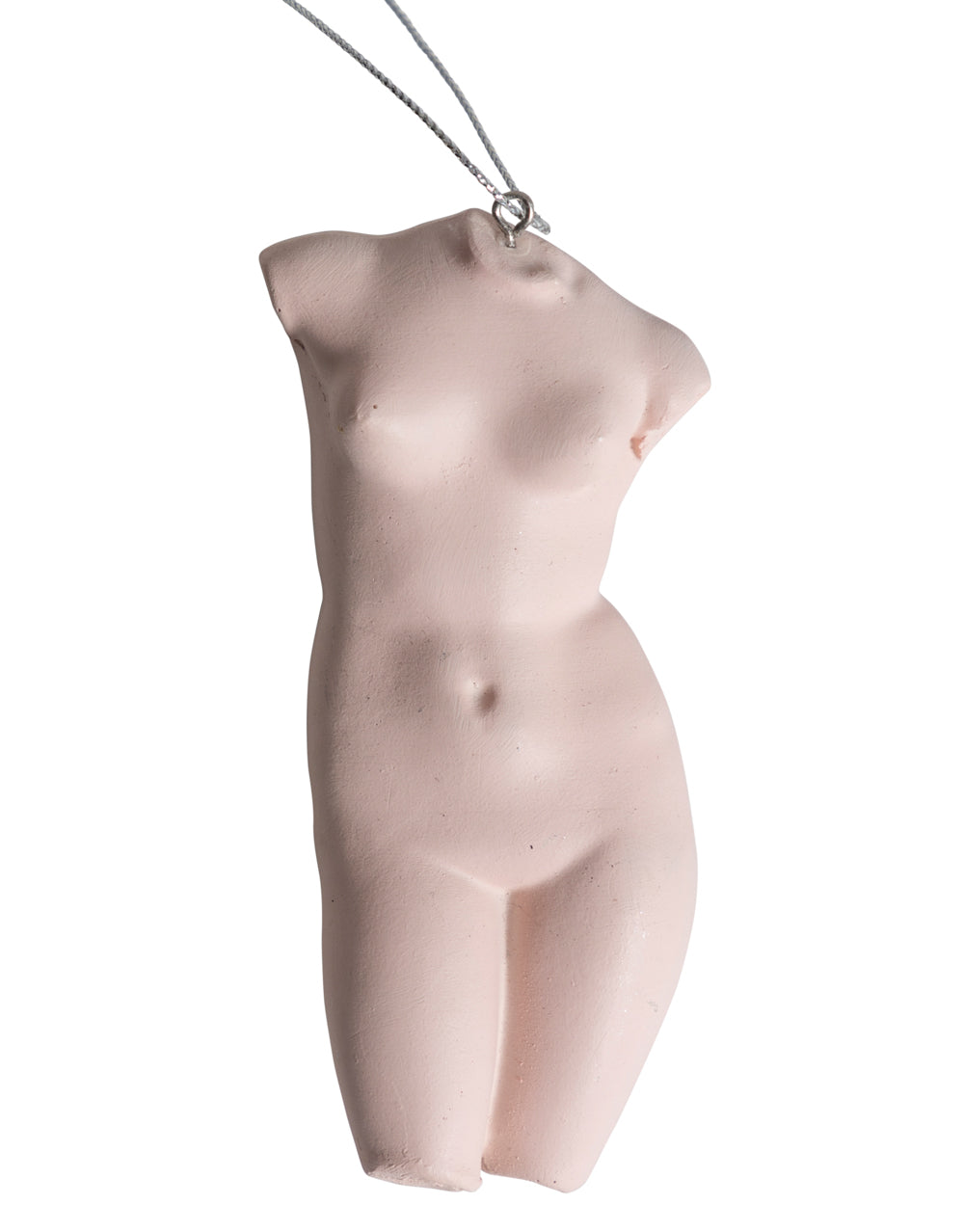 Pink Leaf Female Torso Hanging Decoration