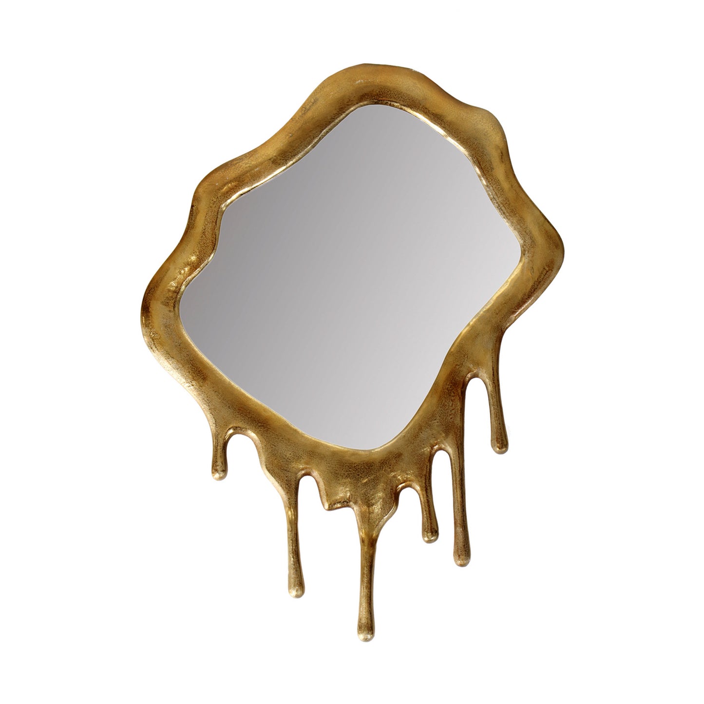 Extra Large Gold Drip Aluminium Wall Mirror
