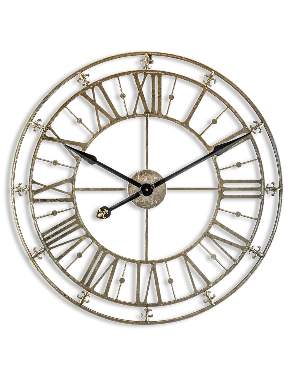 Medium Metal Skeleton Wall Clock
