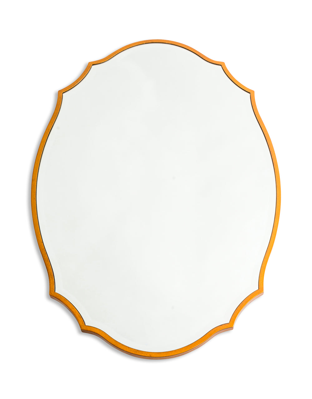 Large Bevel Mirror w/ Antique Gold Frame