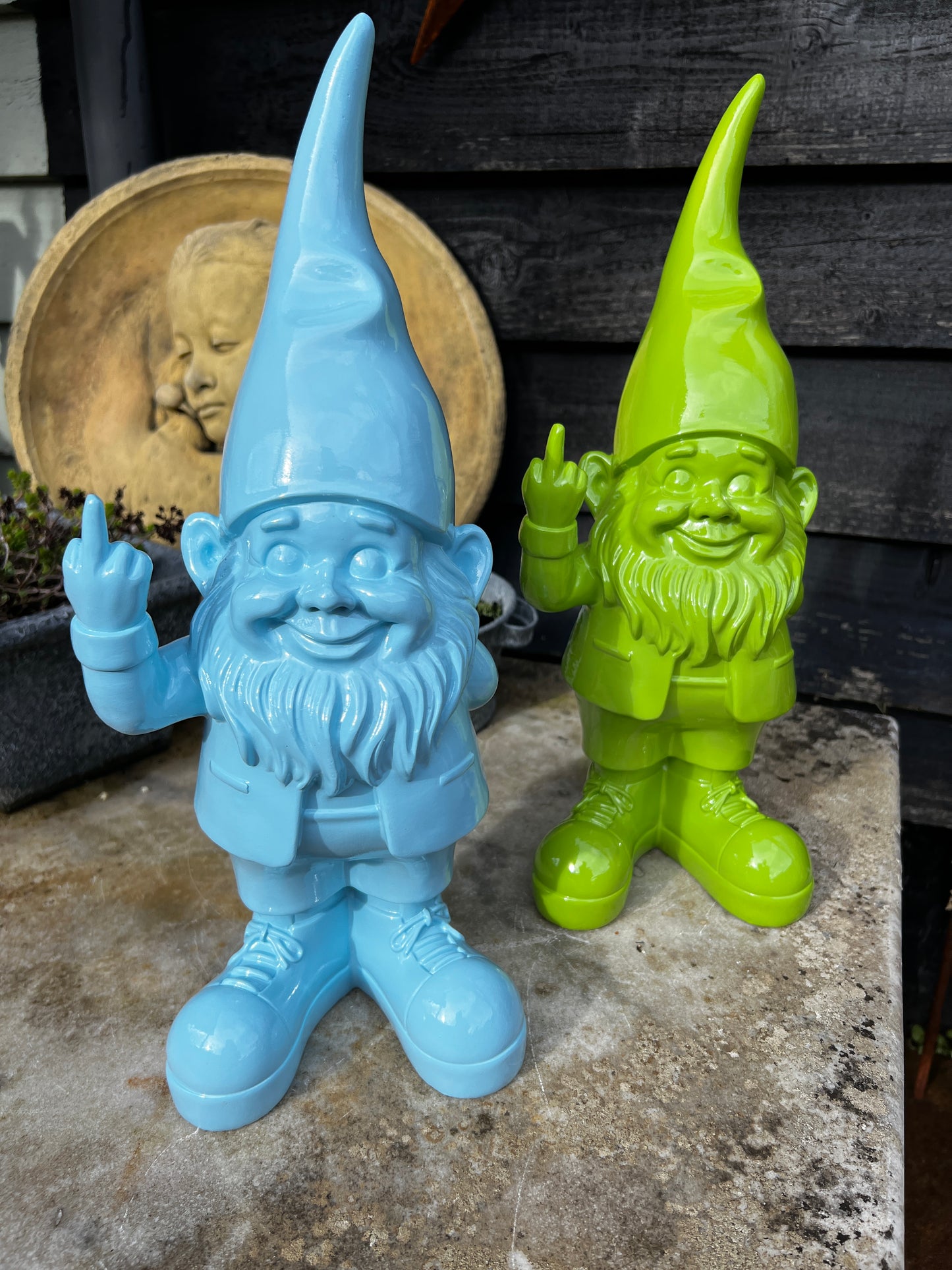 Naughty Gnome - Bright Blue