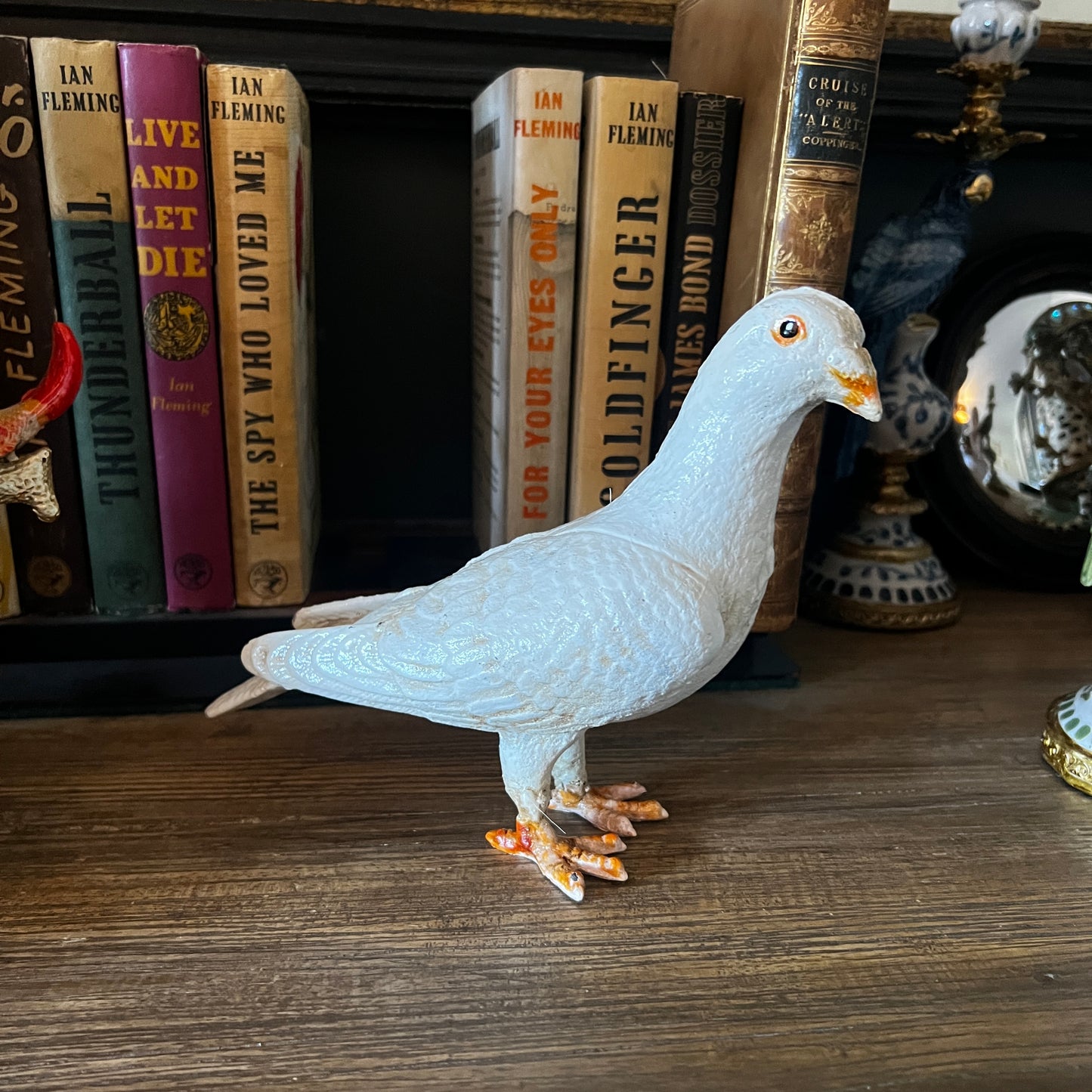 Cast Iron Standing Dove