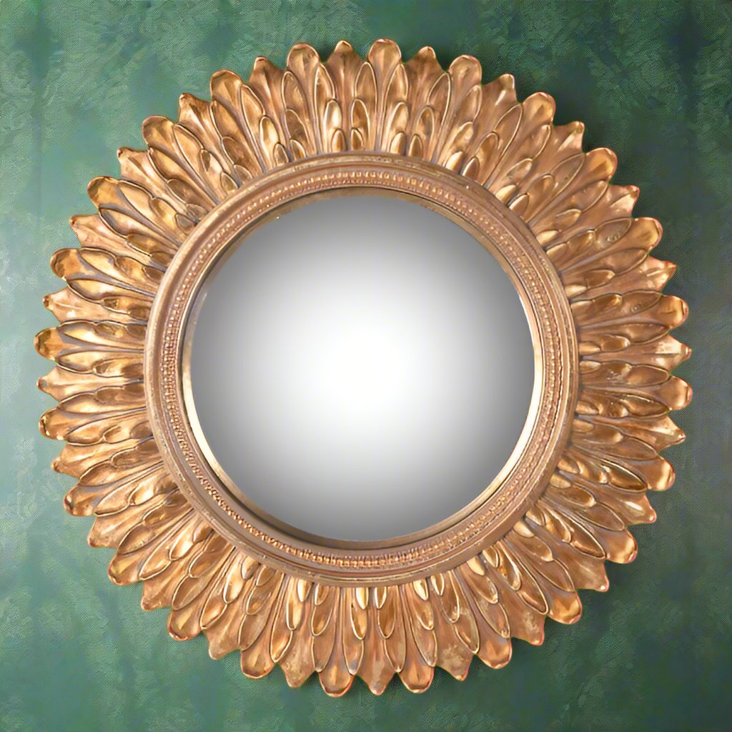 Ornate Gold Ornate Convex Mirror