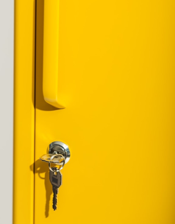 Tall Steel Locker in Painted Colours