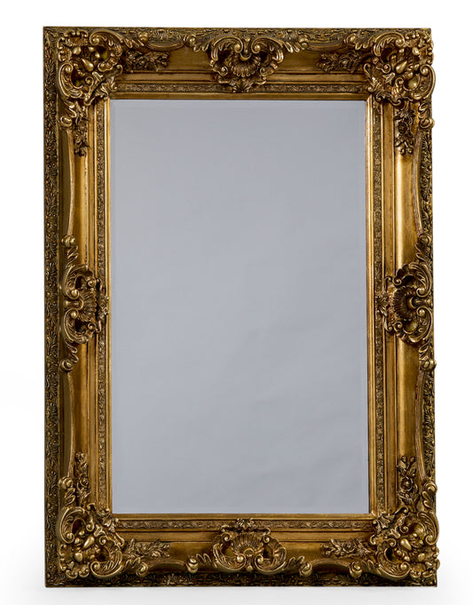 Antique Gold Small Regal Mirror - Ex Display, As New Boxed