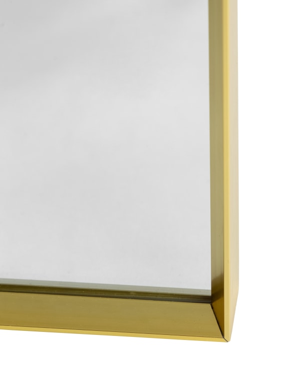 Gold Arch Metal Framed Mirror