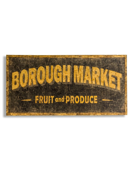 "Borough Market" Wall Sign