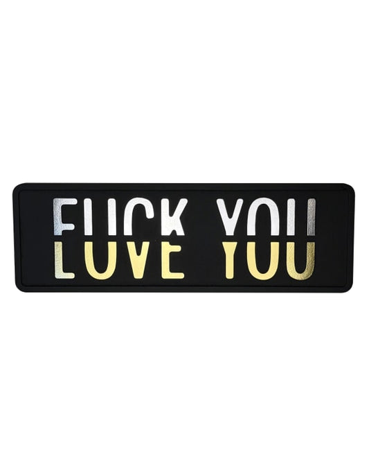 F You Vs Love You Sign