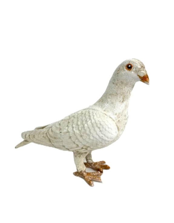 Cast Iron Standing Dove