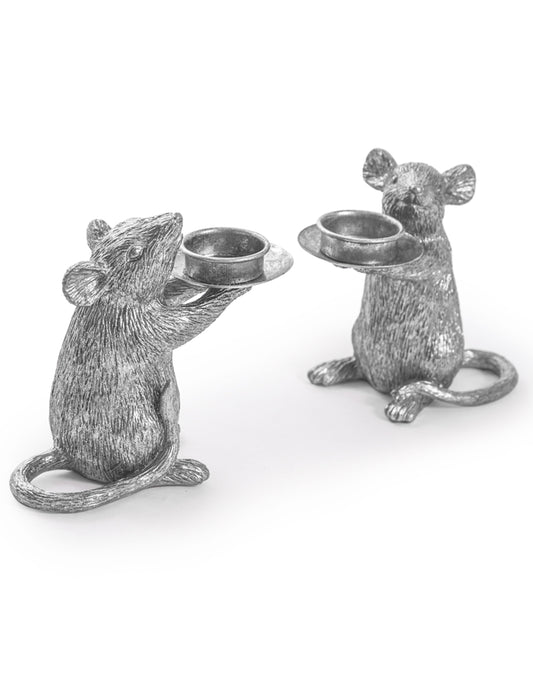 Pair of Mouse Candle Holders
