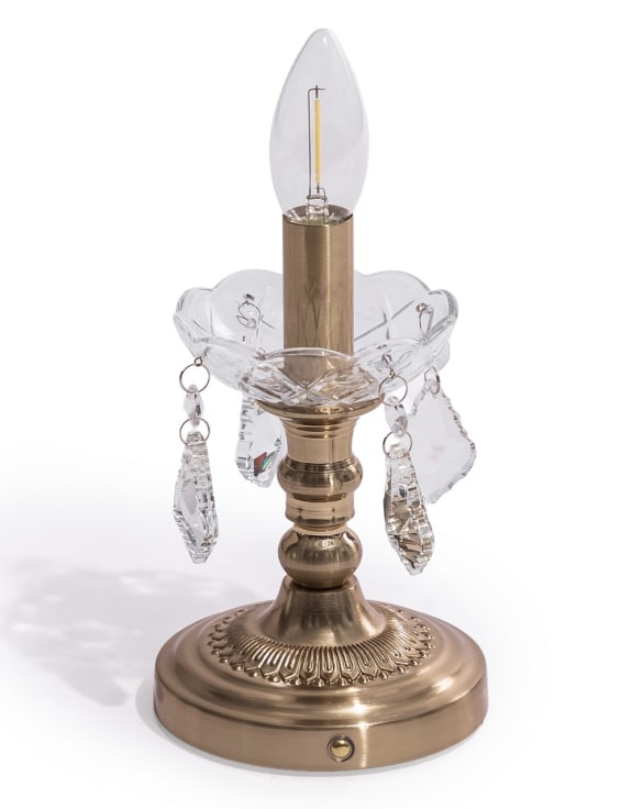 Ornate Rechargeable Chandelier Style Lamp