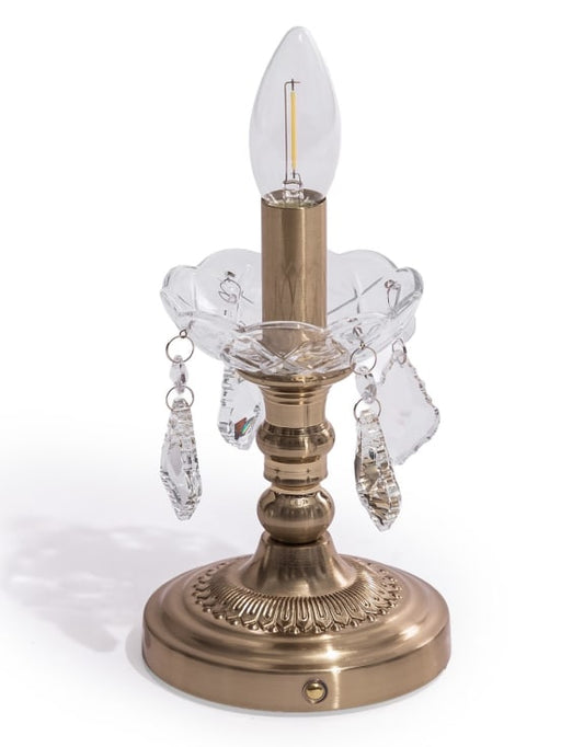 Ornate Rechargeable Chandelier Style Lamp