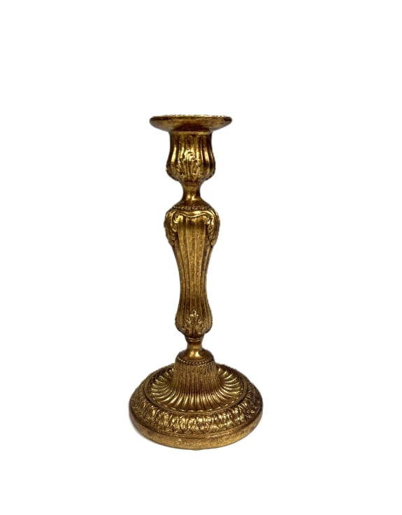 Gold Antique Candle Stick Medium