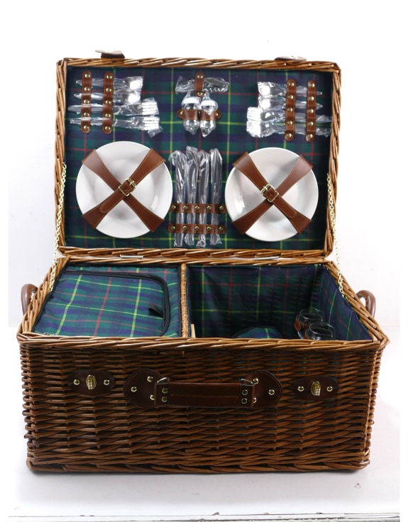 Picnic Hamper - Tartan