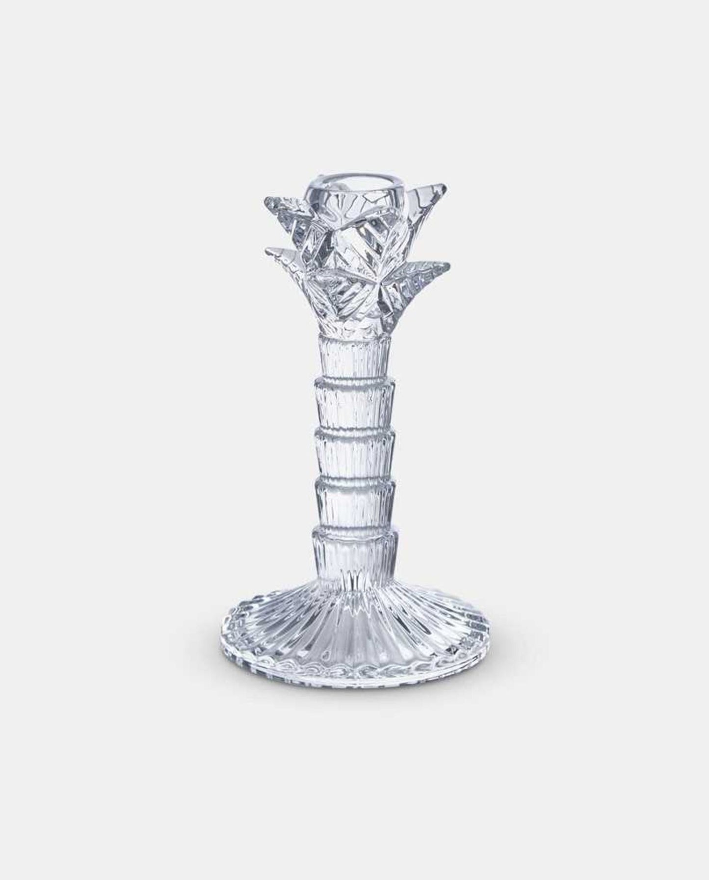 Tropical Glass Candlestick