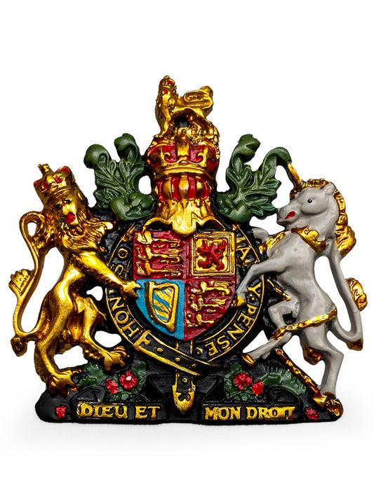Small Coloured Coat of Arms Wall Plaque