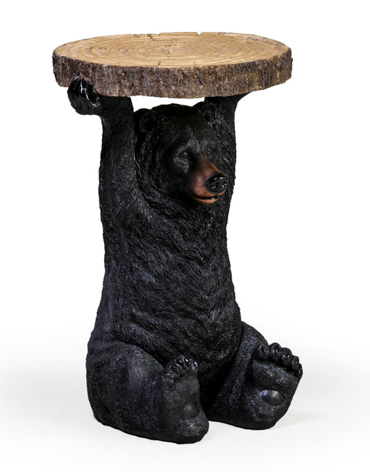 Black Bear Holding "Trunk Slice" Side Table