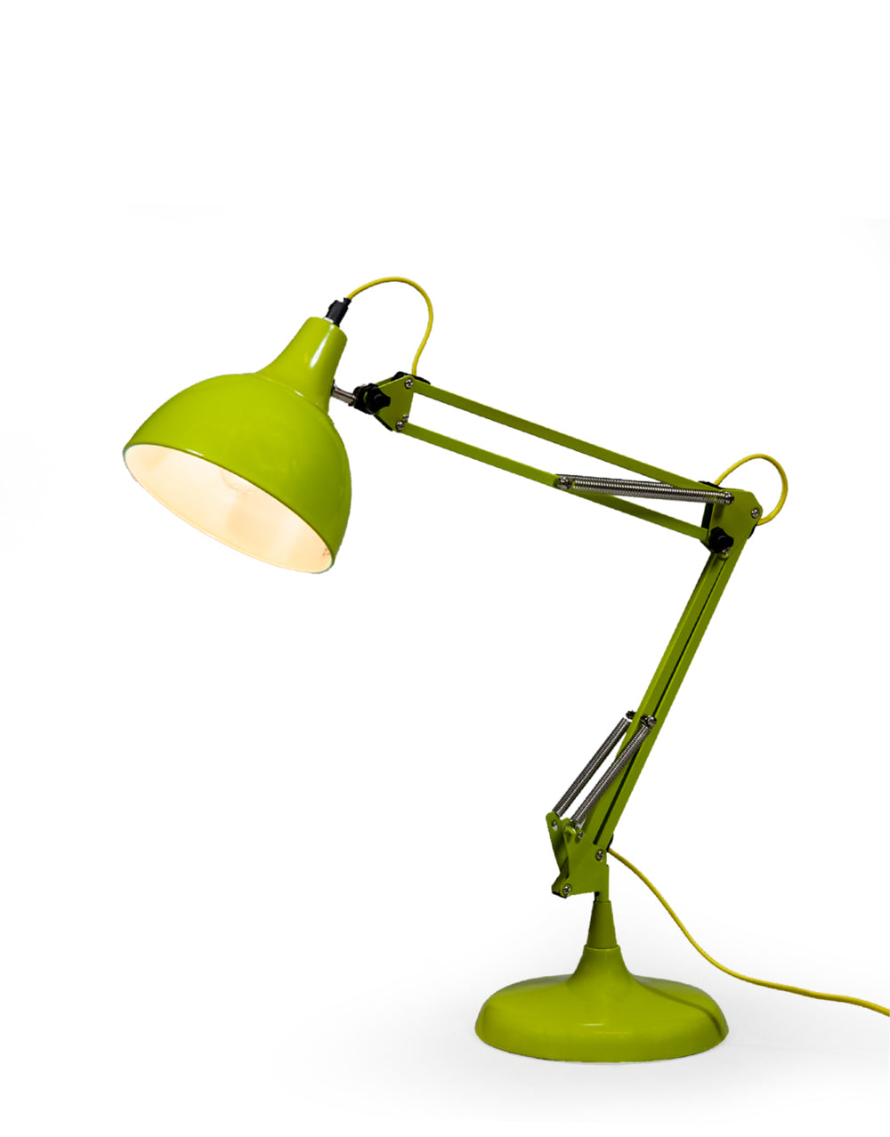 Lime Green Traditional Large Desk Lamp