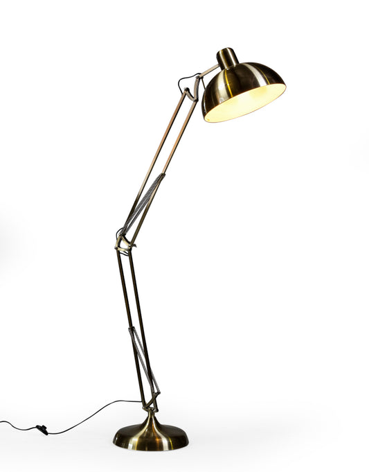 Vintage Gold Extra Large Classic Desk Style Floor Lamp