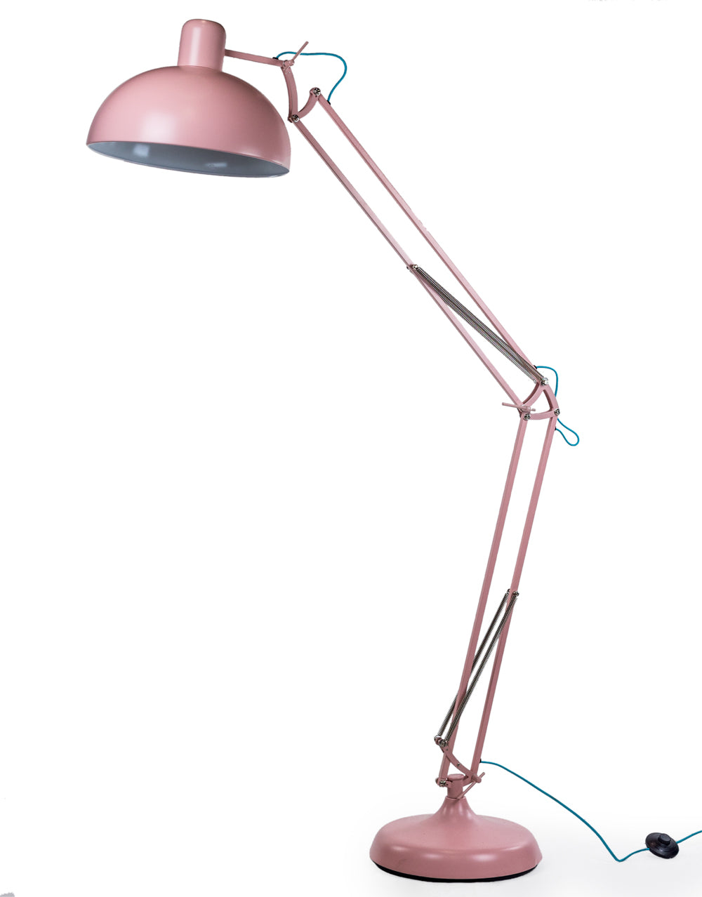 Matt Pink Extra Large Classic Desk Style Floor Lamp