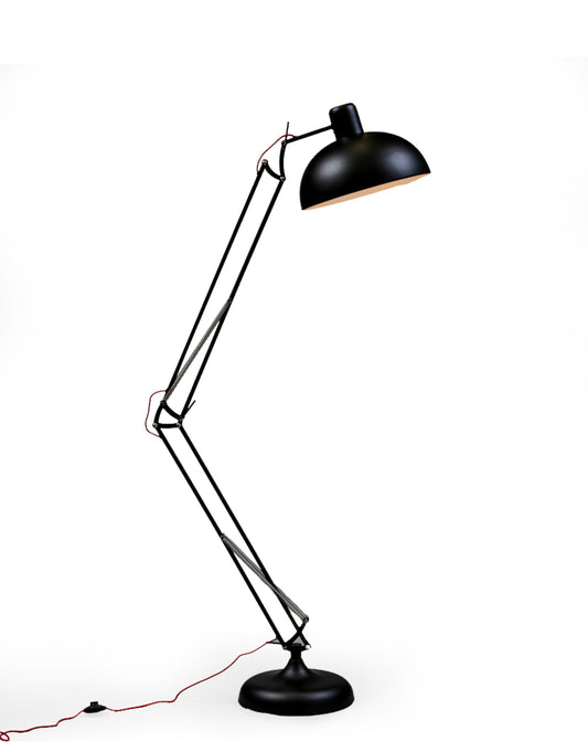 Matt Black Extra Large Classic Desk Style Floor Lamp