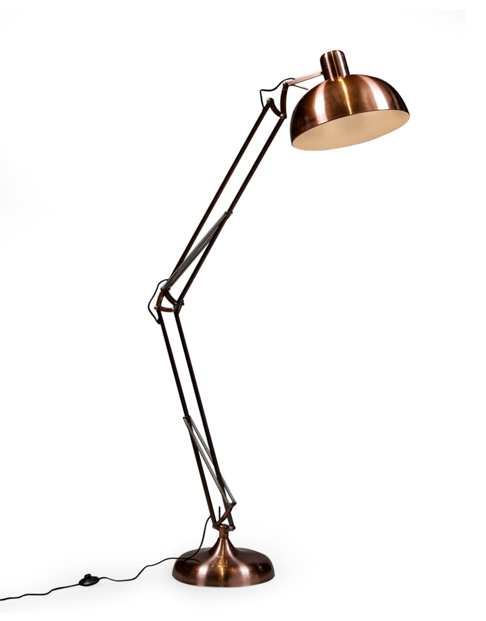 Vintage Copper Extra Large Classic Desk Style Floor Lamp