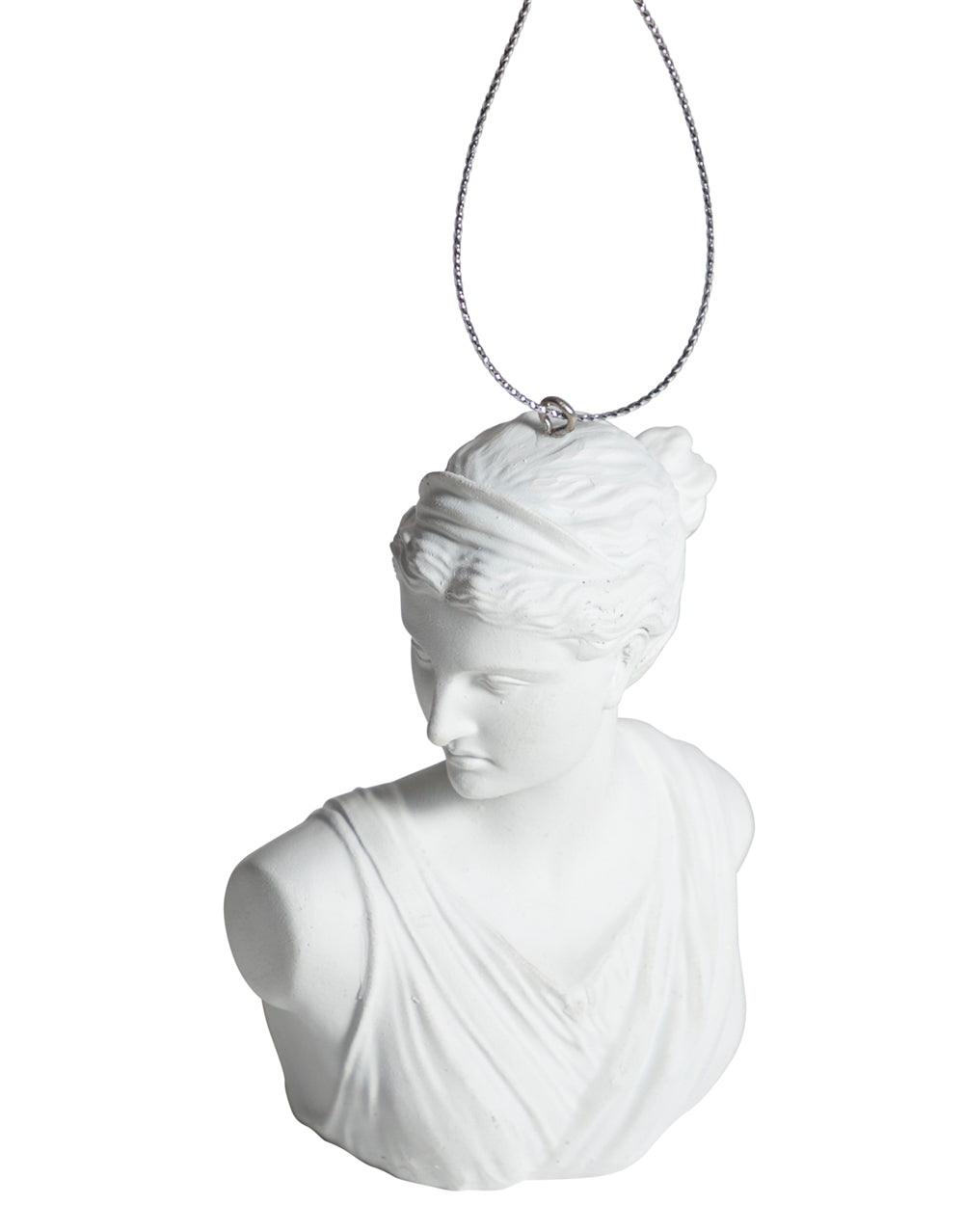 White Artemis Bust Hanging Decoration