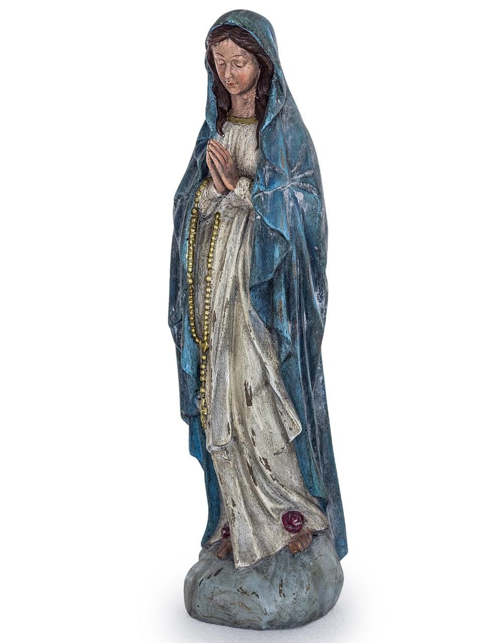 Antiqued Praying Maria Figure