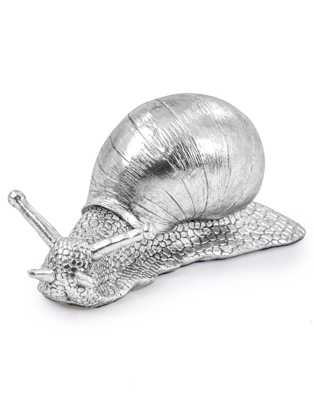 Silver Snail Figure