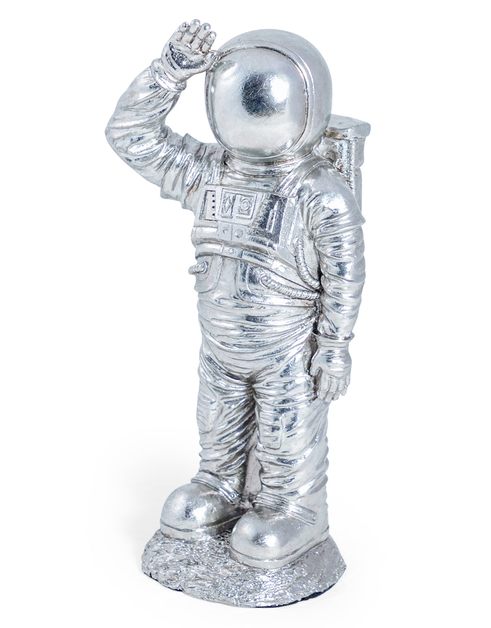 Silver Standing Astronaut Figure