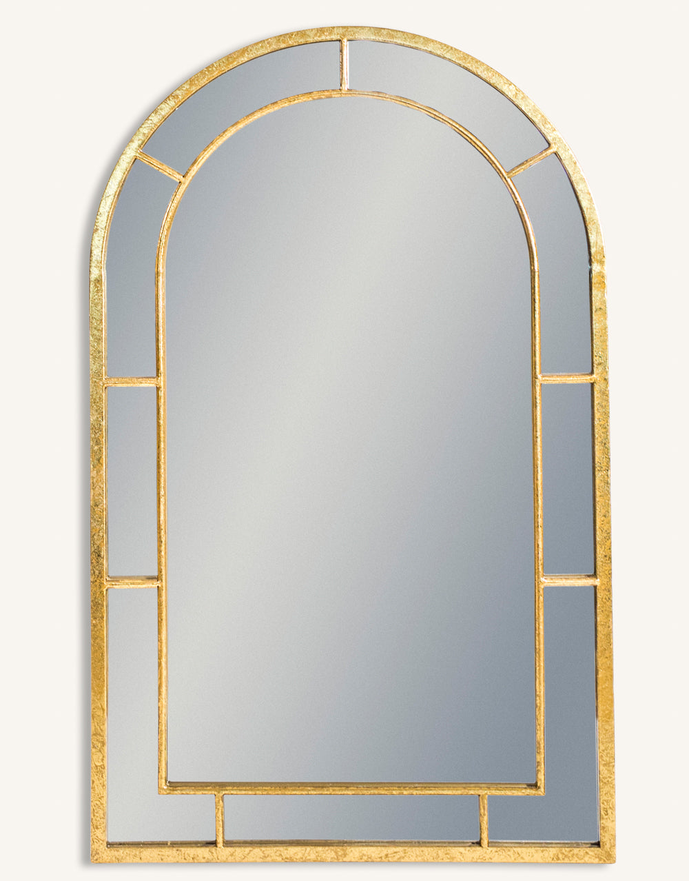 Antique Gold Medium Arch Window Mirror