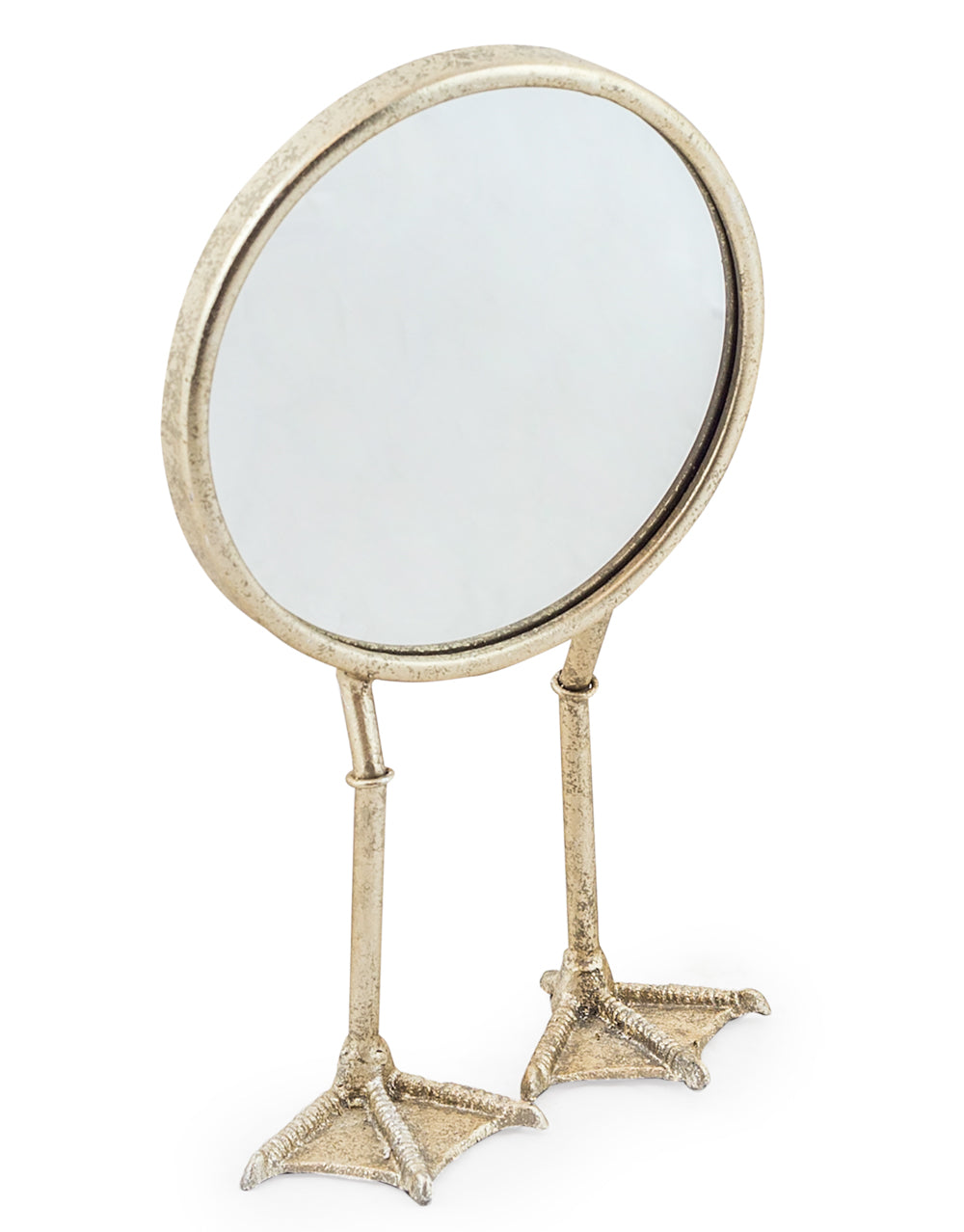 Silver Bird Legged Table Mirror