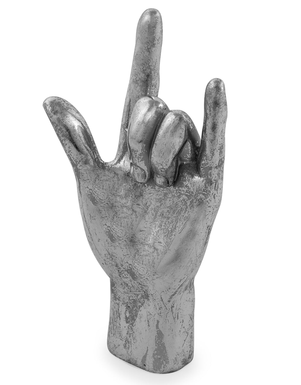 Silver "Rock On!" Hand Figure