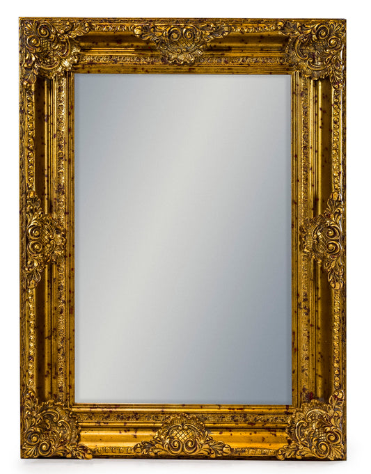 Gold Rectangular Classic Mirror