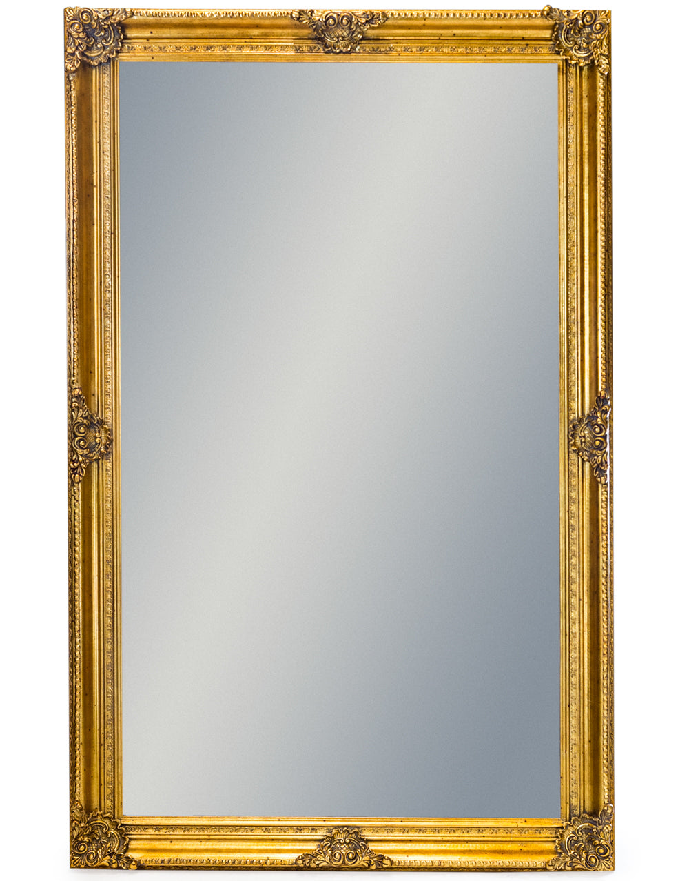 Extra Large Gold Rectangular Classic Mirror