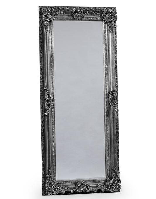 Antique Silver Tall Regal Mirror