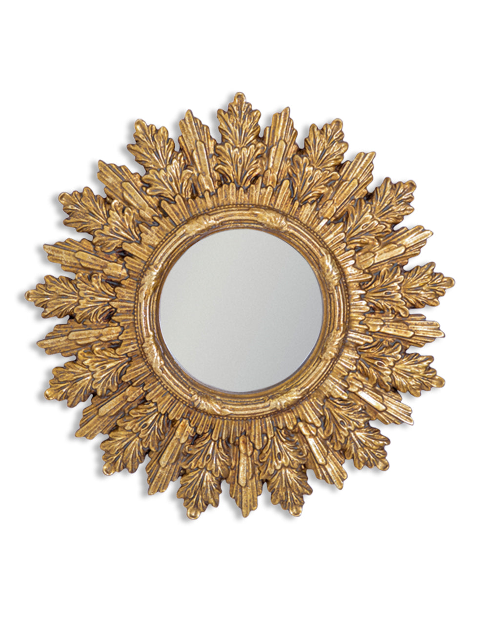 Ornate Mini Gold Framed Small Mirror